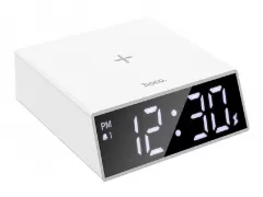 Hoco DCK1 with Clock Wireless 10W White