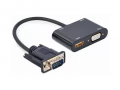 Cablexpert A-VGA-HDMI-02 VGA-M to HDMI&VGA-F + 3.5mm + microUSB