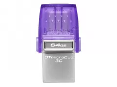 Kingston DTDUO3CG3/64GB DataTraveler MicroDuo 3C 64GB Purple