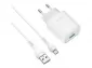 Charger Hoco C72Q Glorious QC3.0 charger set MicroUSB White