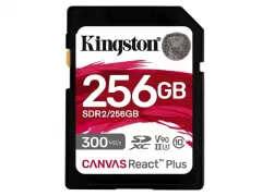 Kingston Canvas React Plus SDR2/256GB Class U3 UHS-II  V90 256GB