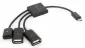 Cablexpert UHB-OTG-02 OTG micro USB to USB/microUSB 0.15m