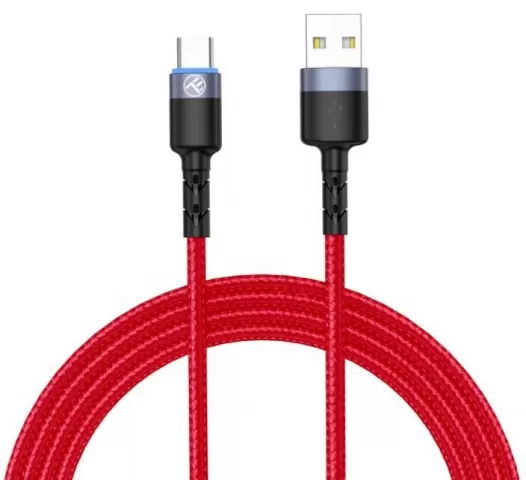 Tellur TLL155334 USB to Type-C 1.2m Red