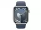 Apple Watch Series 9 MR903 41mm GPS Aluminium Silver Storm Blue Sport Band