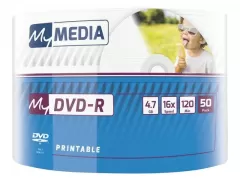 VERBATIM MyMedia DVD-R  4.7Gb 16x Pack wrap 50psc Color Printable (69202)