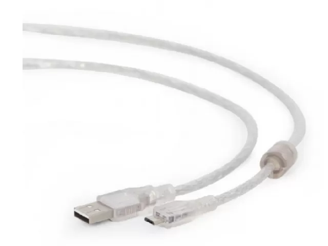 Cablexpert CCP-mUSB2-AMBM-6-TR
- USB to micro USB 1.8m Transparent