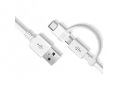 Samsung 2-in-1 micro USB - Type C - USB 1.5 m White