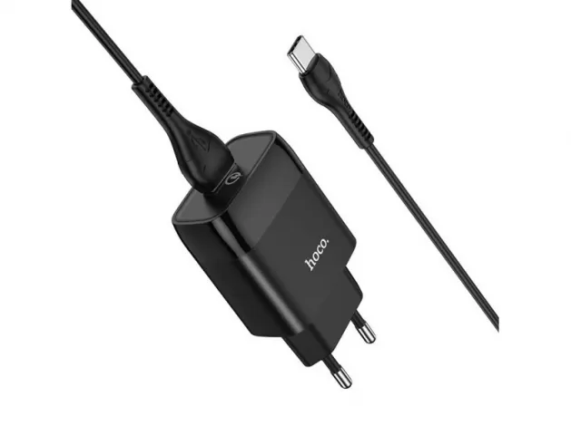 Charger Hoco C72Q Glorious QC3.0 charger set Type-C Black