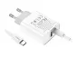 Charger Hoco C80A Rapido PD20W+QC3.0 with cable Type-C White