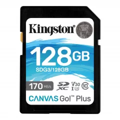 Kingston Canvas Go! Plus SDG3/128GB Class U3 UHS-I 128GB