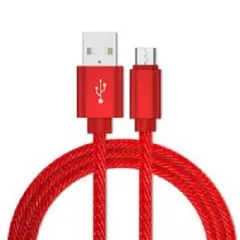 XO Micro-USB to USB 2.0m Braided NB143 Red