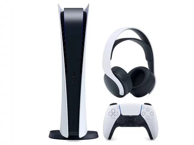 SONY PlayStation 5 Digital Edition White ( +Headphones)