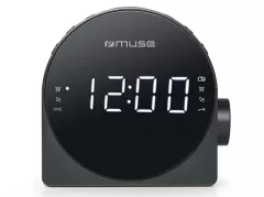 MUSE M-185 CR with Clock Black