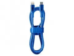 Cellular Lightning to USB 1m Strip MFI Blue