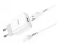 Charger Hoco C81A Asombroso + Lightning Cable White