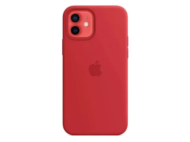 Helmet for Apple iPhone 12 Mini Liquid Silicone Red