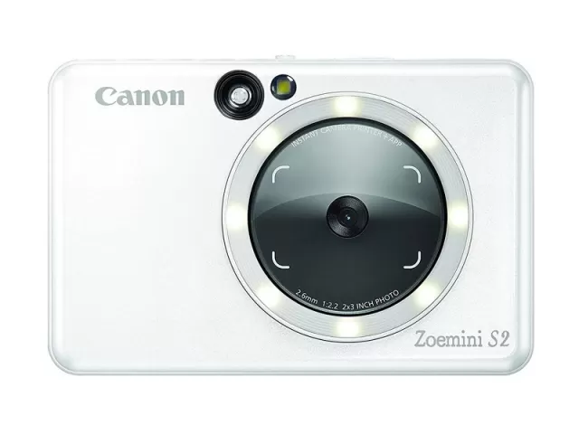 Canon Zoemini S2 ZV223 Pearl White