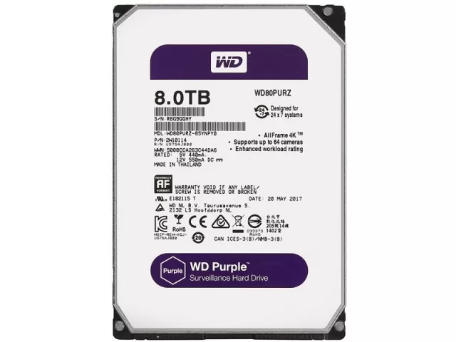 Western Digital Purple WD80PURZ 8.0TB