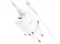 Hoco N4 Aspiring dual port + cable Lightning White