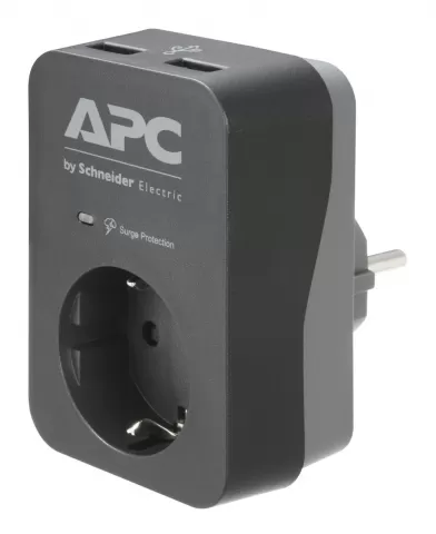APC PME1WU2B-RS Essential SurgeArrest 1 outlet Black