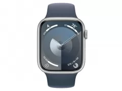 Apple Watch Series 9 MR9E3 45mm GPS Aluminium Silver Storm Blue Sport Band