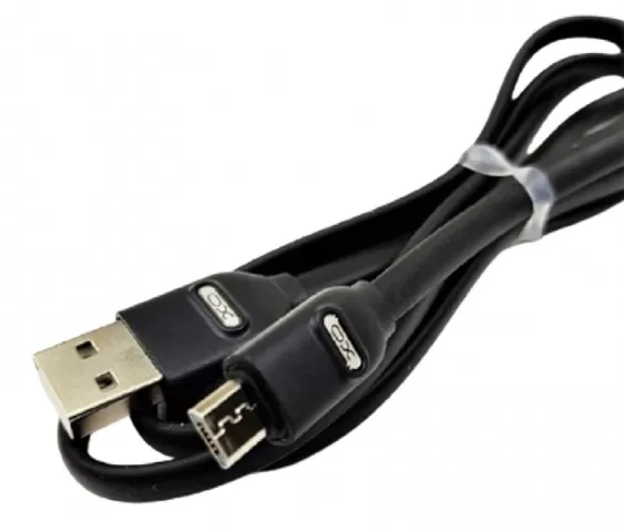 XO Micro-USB to USB 1.0m Flat NB150 Black