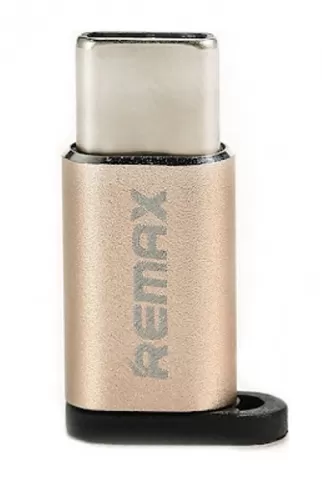 Remax micro USB to Type-C Gold