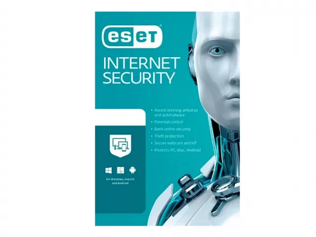 ESET Internet Security 2Dt Base 1 year (или продление 20 мес) Card
