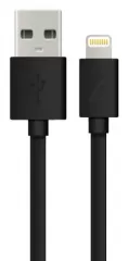 Lightning to USB 1.0m Xpower Flat Black
