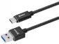 Type-C to USB 2.0m Xpower Nylon Black